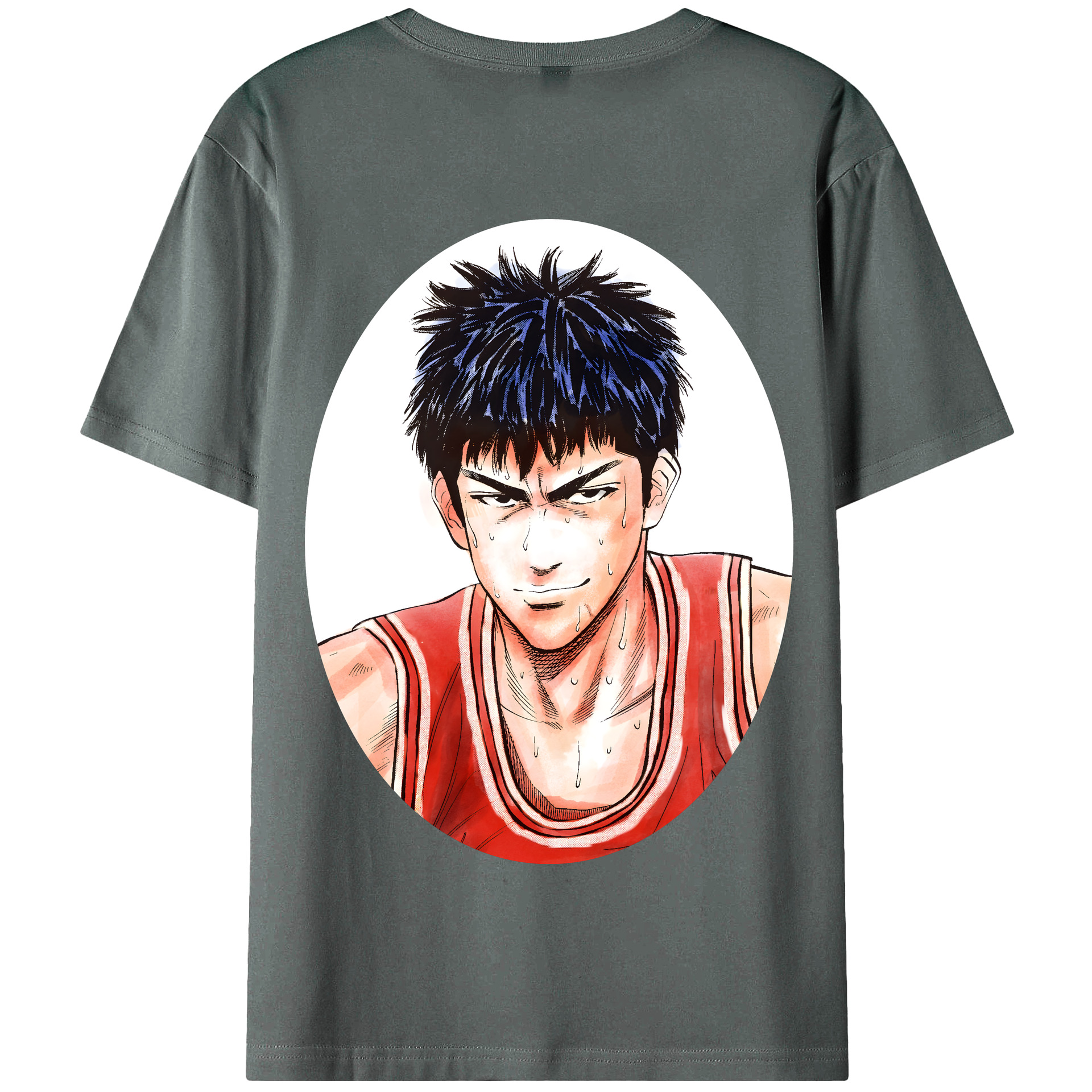 SLAM DUNK／スラムダンク 綿100％半袖Tシャツ（背面プリント）